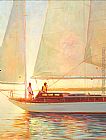 Brent Lynch Sunset Sail painting